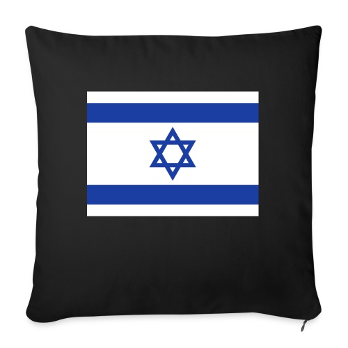 Israel Flag - Throw Pillow Cover 17.5” x 17.5”
