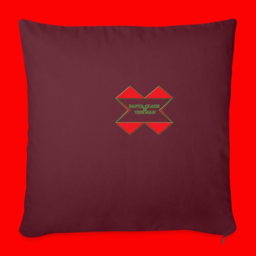 SANTA CLAUS IS THE MAN - Throw Pillow Cover 17.5” x 17.5”