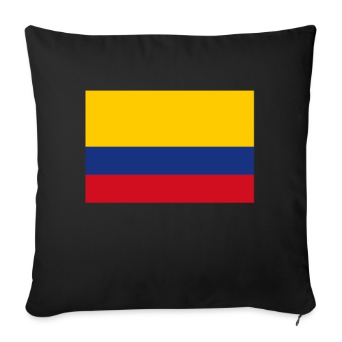 Colombia Flag - Throw Pillow Cover 17.5” x 17.5”