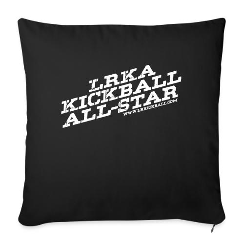All Star White - Throw Pillow Cover 17.5” x 17.5”