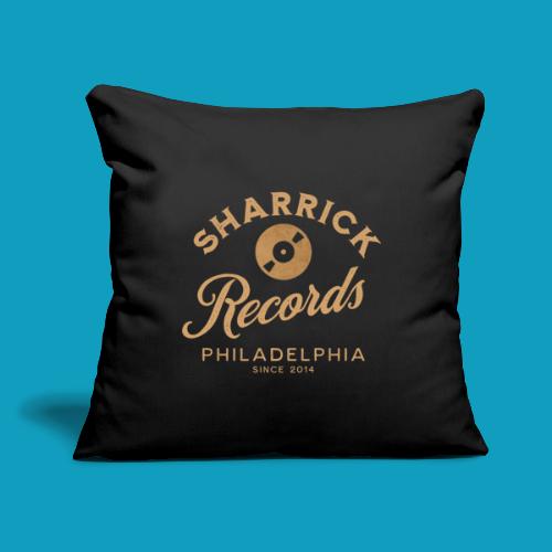 Sharrick Records Official Logo - Throw Pillow Cover 17.5” x 17.5”