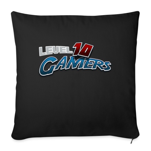 Level10Gamers Logo - Throw Pillow Cover 17.5” x 17.5”
