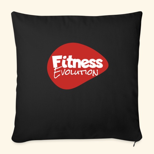 Fitness Evolution Workout Shirt - Throw Pillow Cover 17.5” x 17.5”