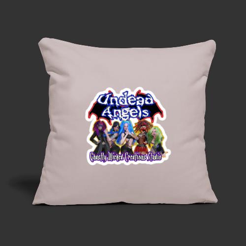 Undead Angels Band - Throw Pillow Cover 17.5” x 17.5”