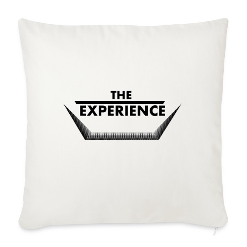 Experience White Logo - Throw Pillow Cover 17.5” x 17.5”