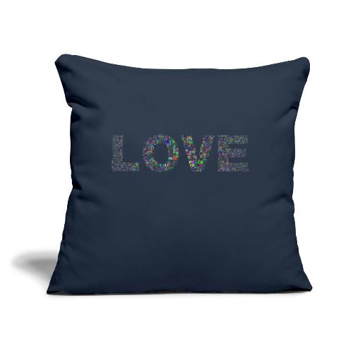 LOVE Peace Merchandise - Throw Pillow Cover 17.5” x 17.5”