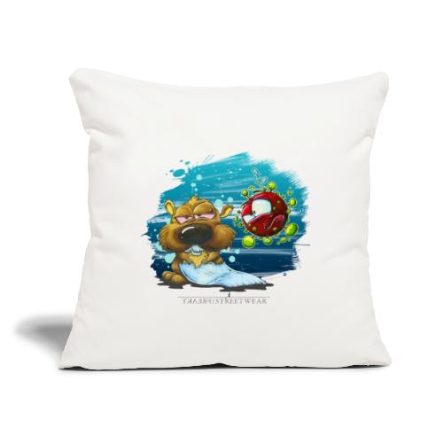 the tragic of life - Throw Pillow Cover 17.5” x 17.5”