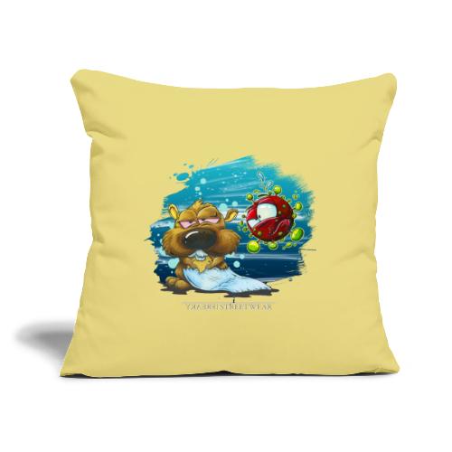 the tragic of life - Throw Pillow Cover 17.5” x 17.5”