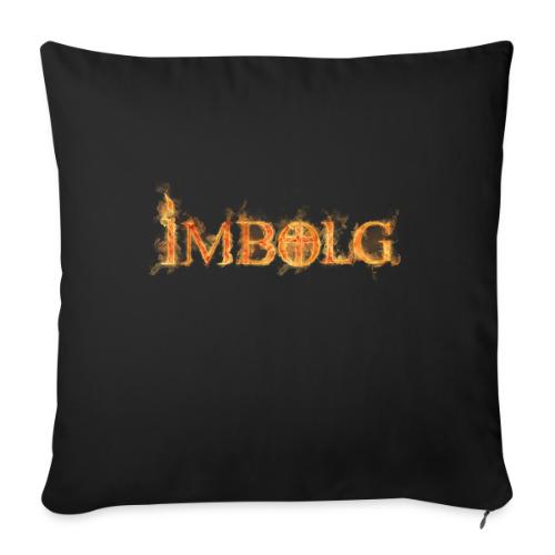 Imbolg Flame Logo - Throw Pillow Cover 17.5” x 17.5”