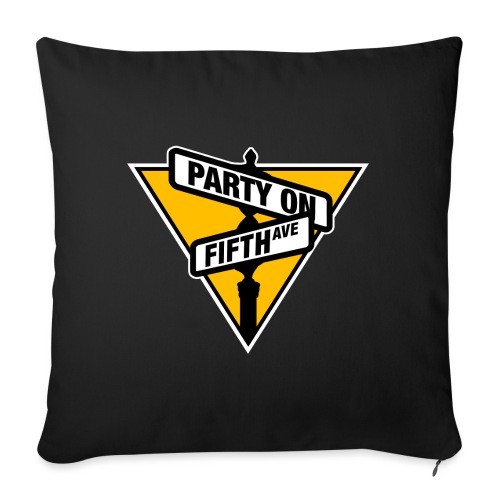 Party on Fifth Ave 2022 - Throw Pillow Cover 17.5” x 17.5”