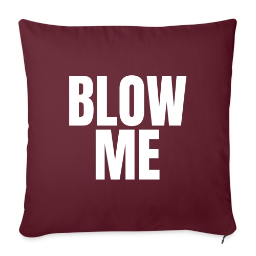 BLOW ME - It's So Easy music video - Throw Pillow Cover 17.5” x 17.5”