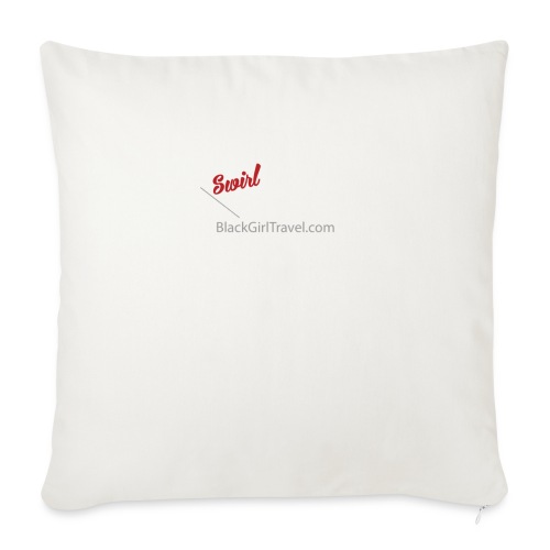 Plain Small World png - Throw Pillow Cover 17.5” x 17.5”
