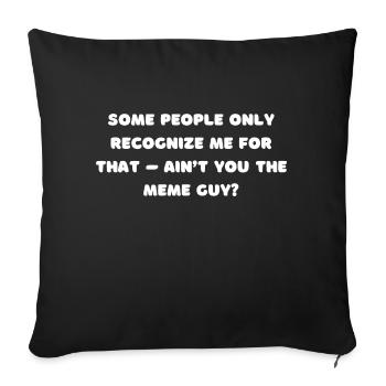 Nick Young Quote, funny quote - Throw Pillow Cover 17.5” x 17.5” - black - Front