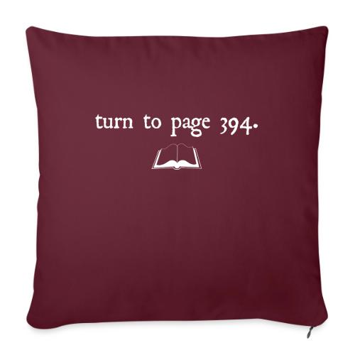 turn to page 394 - Throw Pillow Cover 17.5” x 17.5”