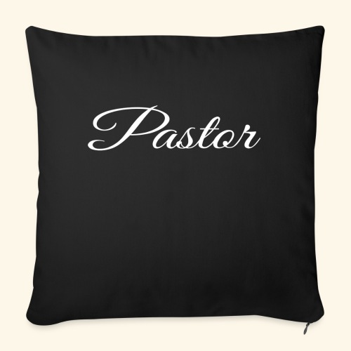 Pastor - Throw Pillow Cover 17.5” x 17.5”