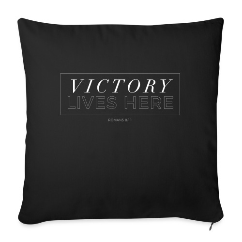 victory shirt 2019 white - Throw Pillow Cover 17.5” x 17.5”