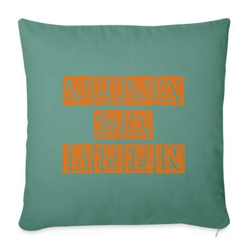 VIVA LA BEER - Throw Pillow Cover 17.5” x 17.5”