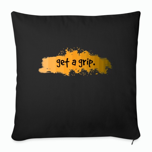Orange Grip - Throw Pillow Cover 17.5” x 17.5”