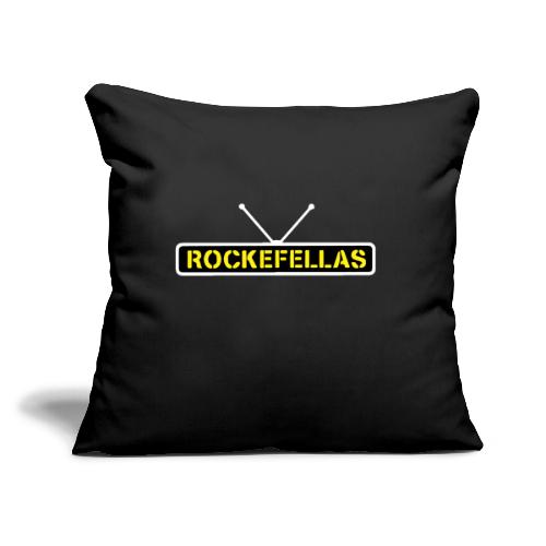 Rockefellas Classic Wordmark Logo - Throw Pillow Cover 17.5” x 17.5”