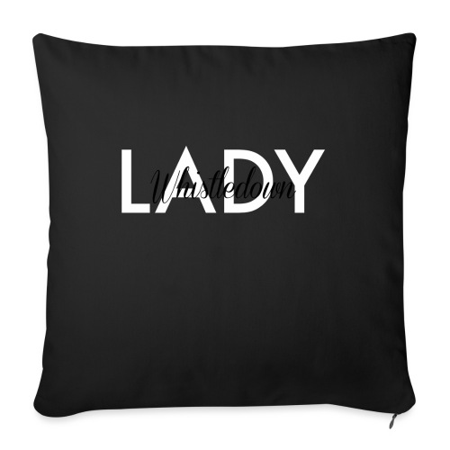 Lady Whistledown - Throw Pillow Cover 17.5” x 17.5”