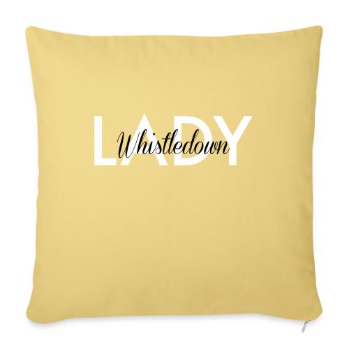 Lady Whistledown - Throw Pillow Cover 17.5” x 17.5”