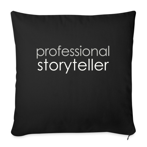 Professional Storyteller - Throw Pillow Cover 17.5” x 17.5”