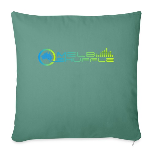 Melbshuffle Gradient Logo - Throw Pillow Cover 17.5” x 17.5”