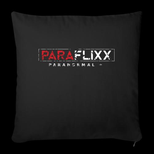 PARAFlixx White Grunge - Throw Pillow Cover 17.5” x 17.5”