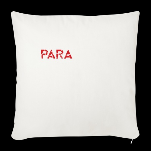 PARAFlixx White Grunge - Throw Pillow Cover 17.5” x 17.5”
