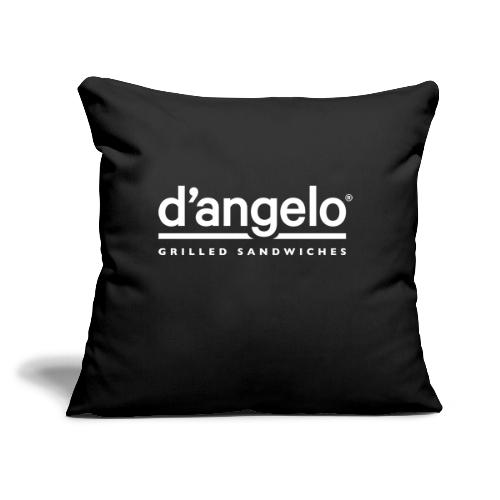 D'Angelo Logo - Throw Pillow Cover 17.5” x 17.5”