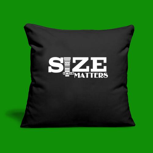 Size Matters Photography - Throw Pillow Cover 17.5” x 17.5”