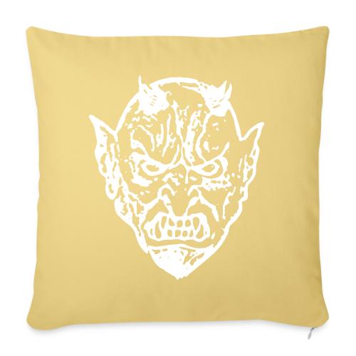 Devil Face 2 - Throw Pillow Cover 17.5” x 17.5”