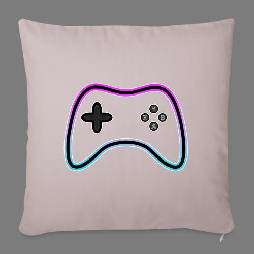 Gamepad gamer gaming game over fun gamer slave - Throw Pillow Cover 17.5” x 17.5”