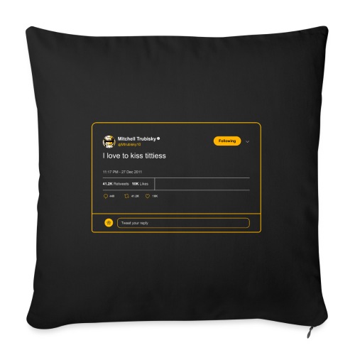 ILTKT Tweet - Throw Pillow Cover 17.5” x 17.5”