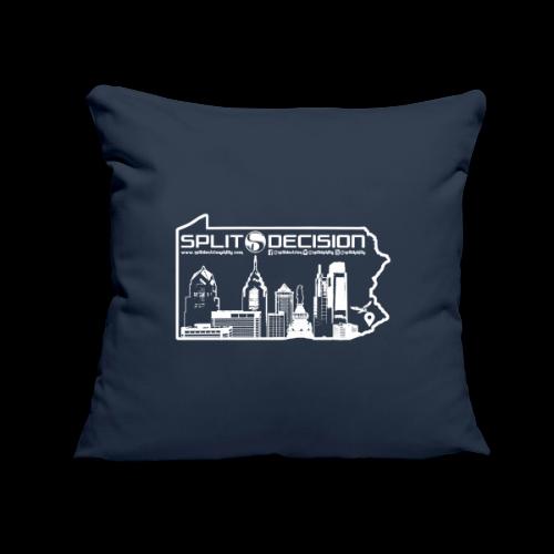 Split D Accessories - Throw Pillow Cover 17.5” x 17.5”