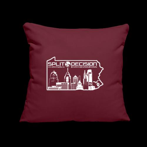 Split D Accessories - Throw Pillow Cover 17.5” x 17.5”