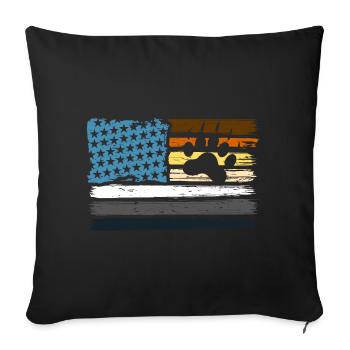 Gay Bear Bait Pride - Subgroup LGBTQ Community - Throw Pillow Cover 17.5” x 17.5” - black - Front