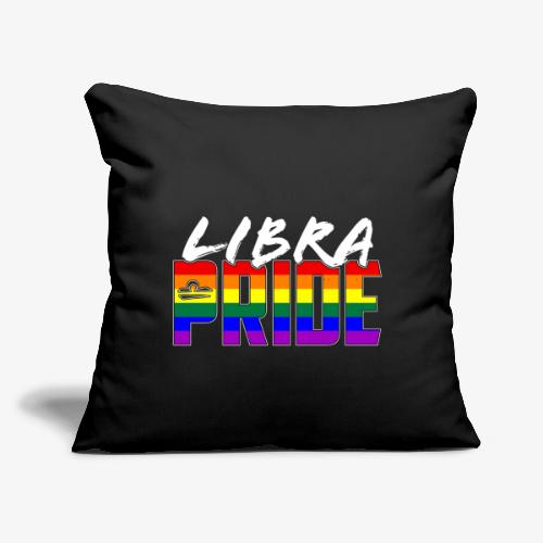 LGBT Libra Pride Flag Zodiac Sign - Throw Pillow Cover 17.5” x 17.5”