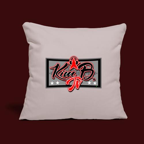 Kim B. TV (Logo) Merch - Throw Pillow Cover 17.5” x 17.5”