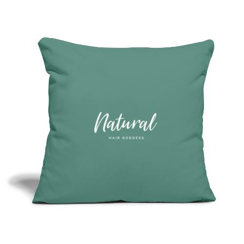 Natural Hair Goddess - Throw Pillow Cover 17.5” x 17.5”