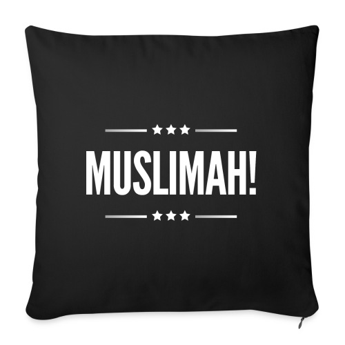 Muslimah WI 1445 - Throw Pillow Cover 17.5” x 17.5”