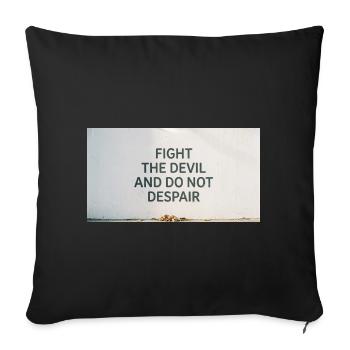 Gemini_Generated_Image_wkmdgjwkmdgjwkmd - Throw Pillow Cover 17.5” x 17.5” - black - Front