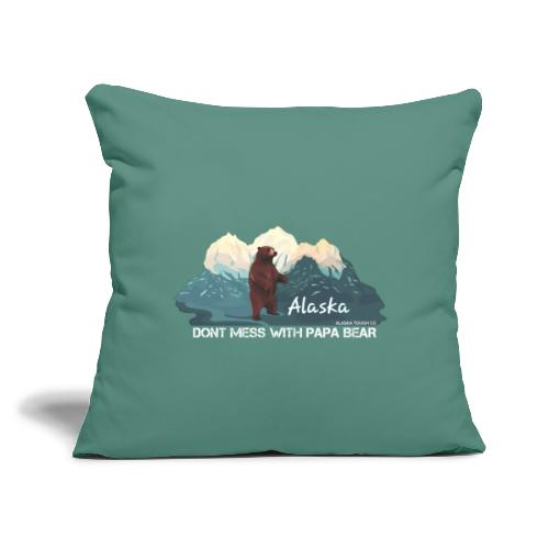 Alaska Hoodie for Men Design - Throw Pillow Cover 17.5” x 17.5”