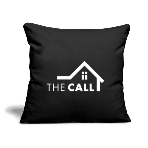 The CALL Logo White - Throw Pillow Cover 17.5” x 17.5”