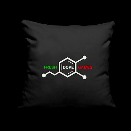 Fresh Dope Games Logo - Throw Pillow Cover 17.5” x 17.5”