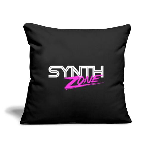 Synth Zone (New Logo) - Throw Pillow Cover 17.5” x 17.5”