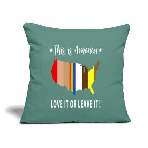 This is America - Throw Pillow Cover 17.5” x 17.5”