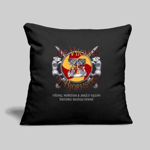 Vikings of Bjornstad Logo - Throw Pillow Cover 17.5” x 17.5”