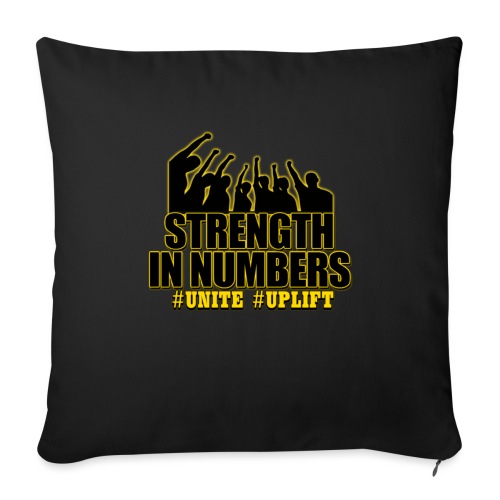 Strength in Numbers - Throw Pillow Cover 17.5” x 17.5”