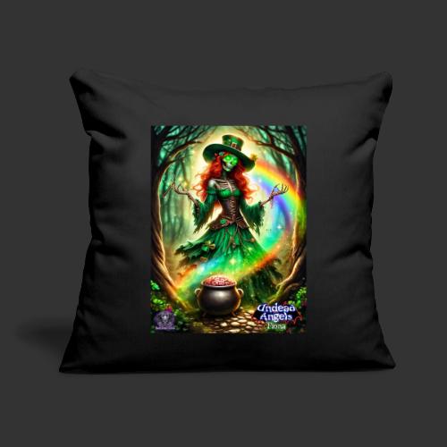 Fiona Undead Angel Leprechaun Queen #DFZ-004B - Throw Pillow Cover 17.5” x 17.5”
